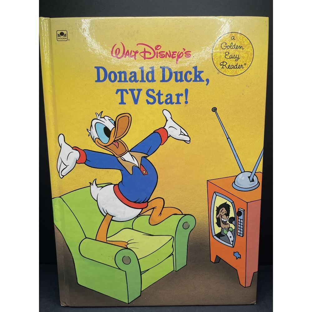 Vintage‎ 1988 Walt Disney’s Donald Duck TV Star Book. No Damage or Writing